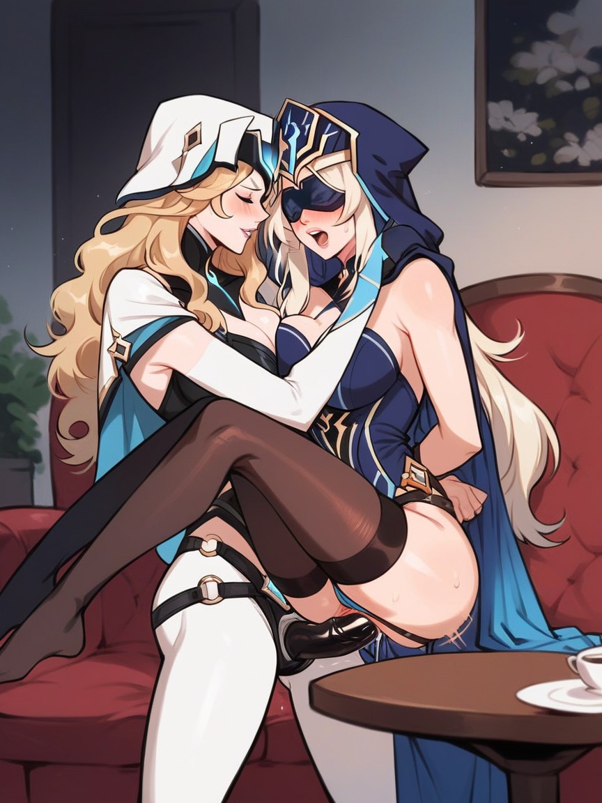 Full Nelson, Thrusting Motion, Living Room Hentai AI Porn