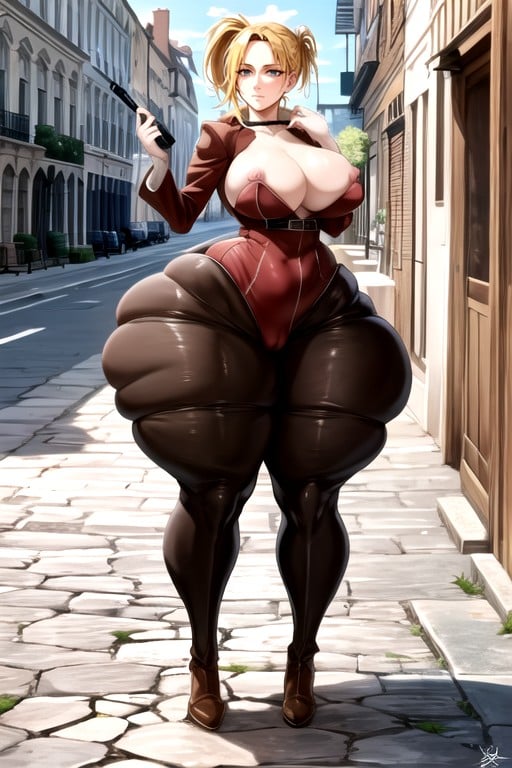 Ciudad, Annie Leonhart (attack On Titan), Cuerpo CompletoHentai IA