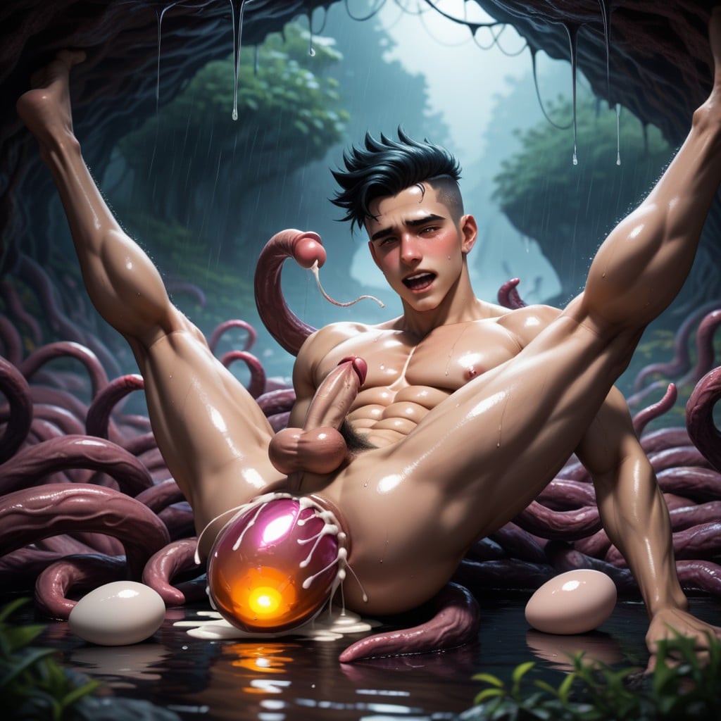 Black Hair, Low Picopico's School, Tentacle Insertion In Urethra AI Gay Porn