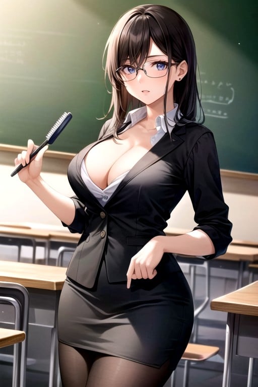 Elegant, Female Teacher, 大乳 AI兽人黄片