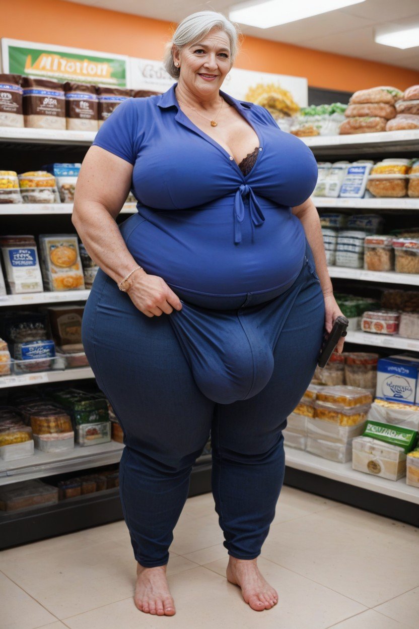 Fully Clothed, Large Long Bulge Through Clothing, Walmart Employee AI同性戀黃片
