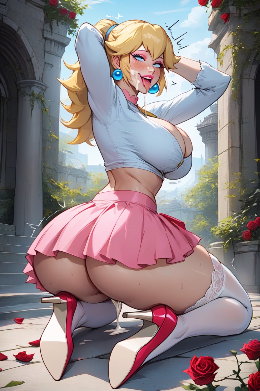 Rose Heels, Shivering, Wide Hips Hentai AI Porn