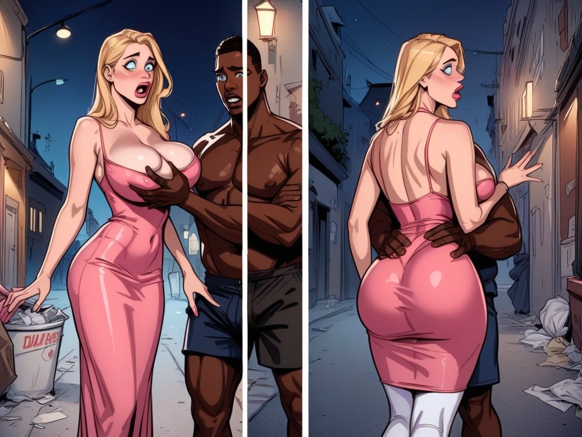 Garbage Cans, Big Blue Eyes, Massive Cocks AI Porn