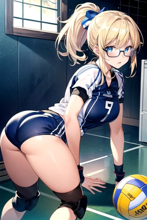 Volleyball, 催眠, BlondeヘンタイAIポルノ