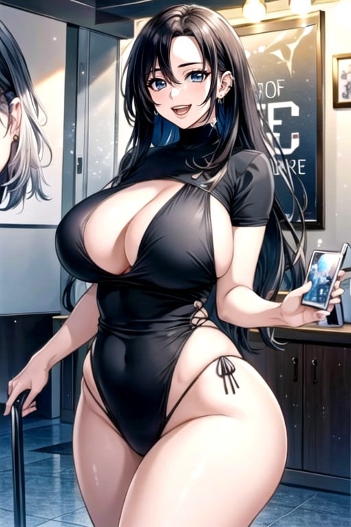 Standing, Thick, Cute Hentai AI Porn