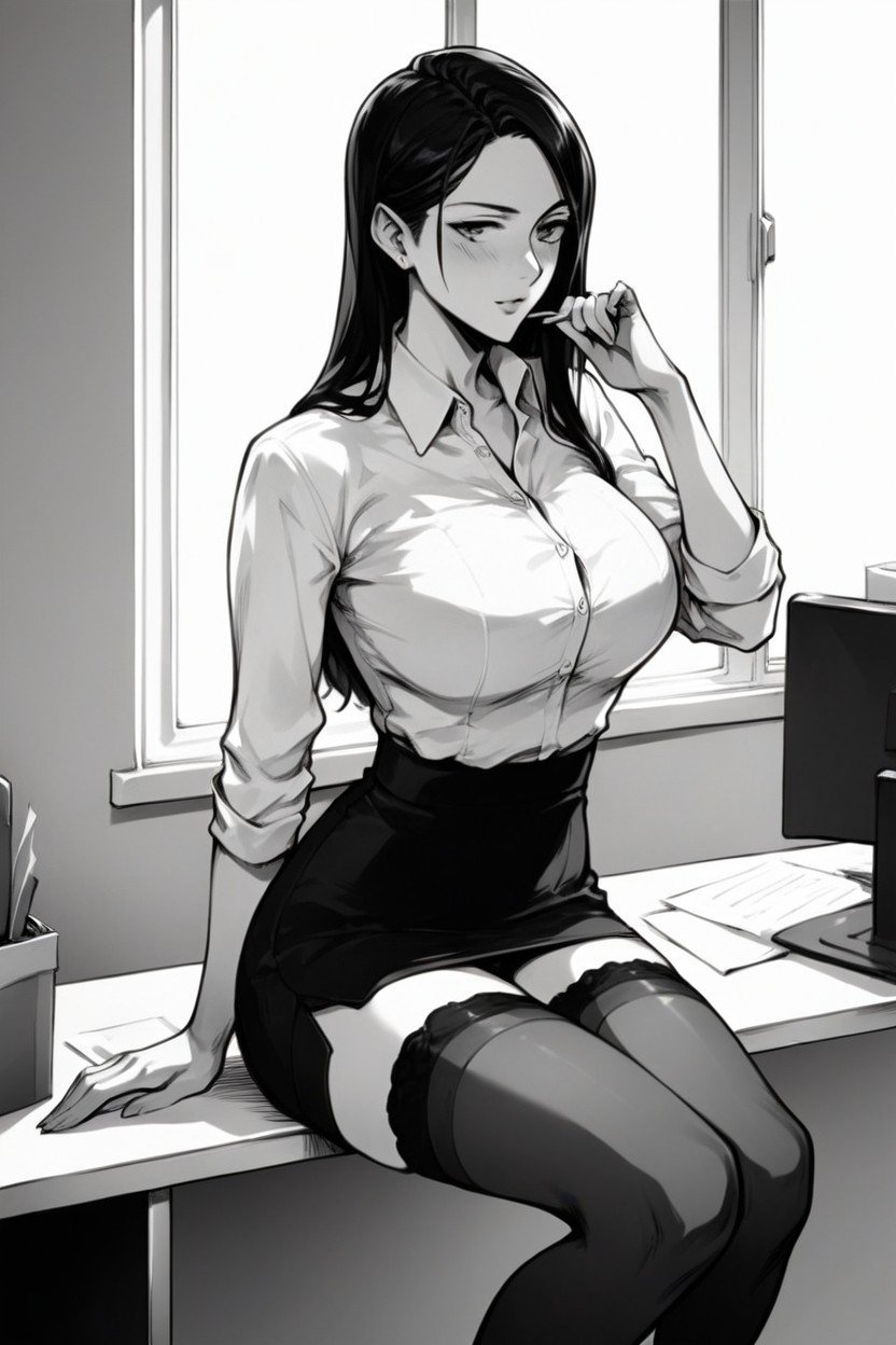 Window In Background, Manga, Manga StylePorno IA transsexuelle