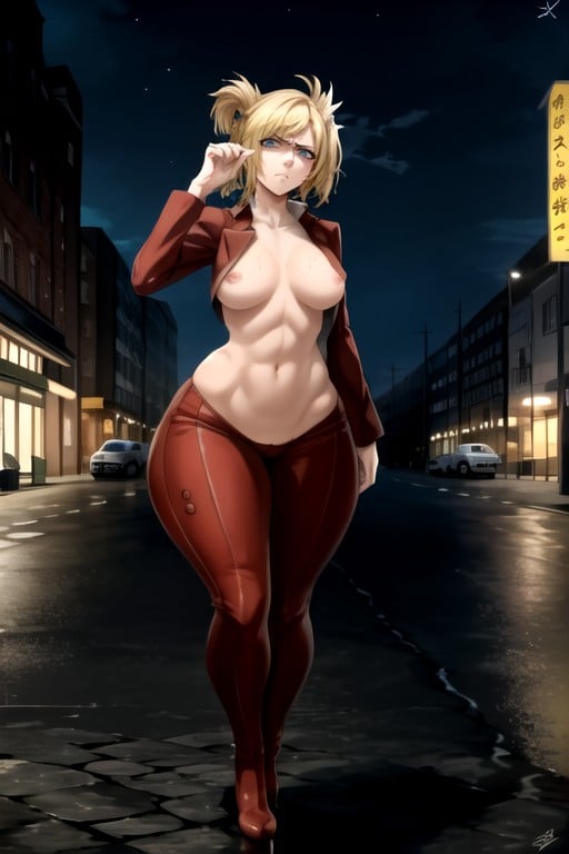 Cuerpo Completo, Annie Leonhart (attack On Titan), Ciudad CiberpunkHentai IA