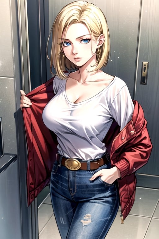 Comic, Android 18 (dragon Ball Z) Hentai IA pornografia