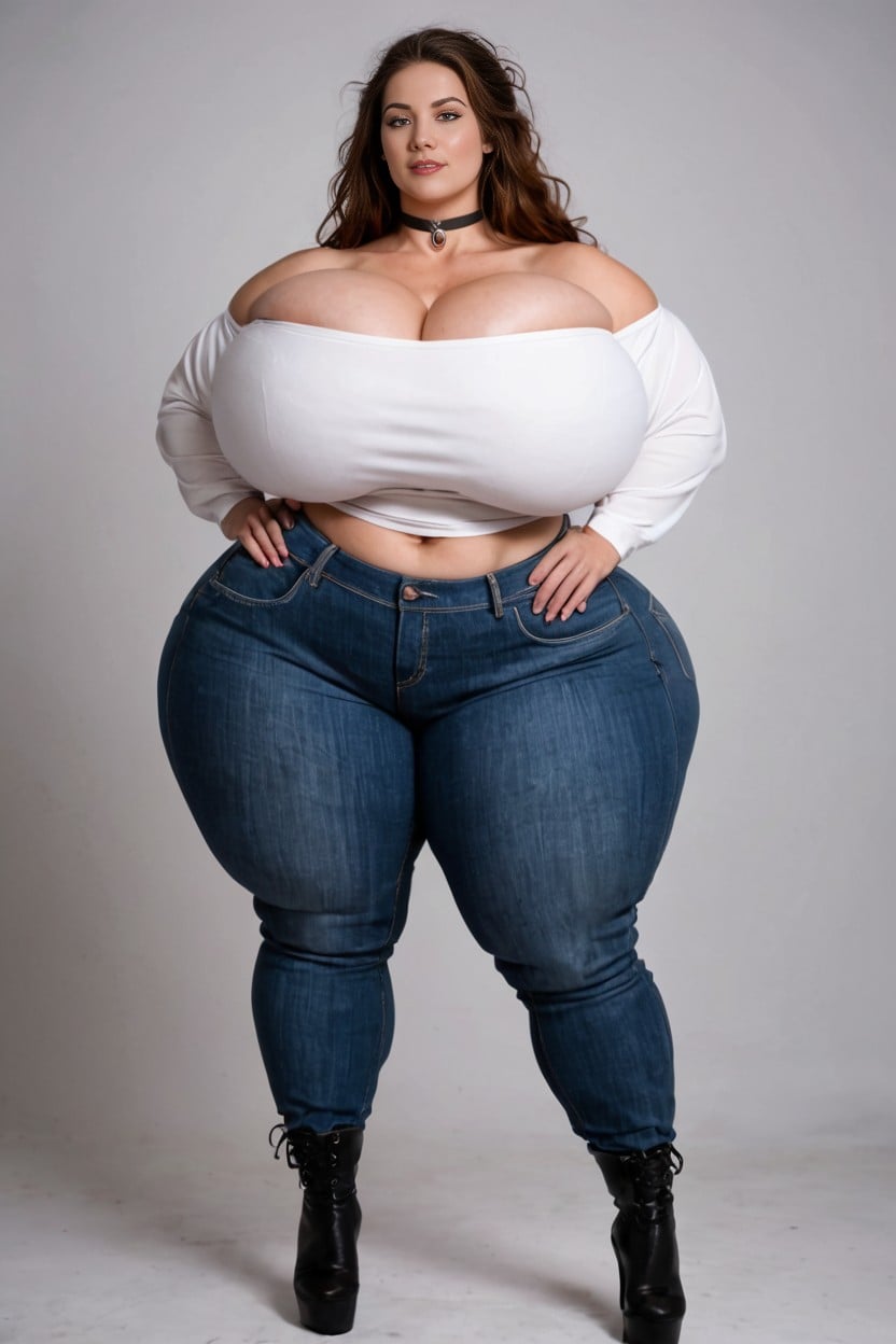 Wide Pixar Step Step Step Mom Hips, Ass And Hips Bigger And Wider Than Chest And Shoulders, Wide Heavy Hips AI Porn