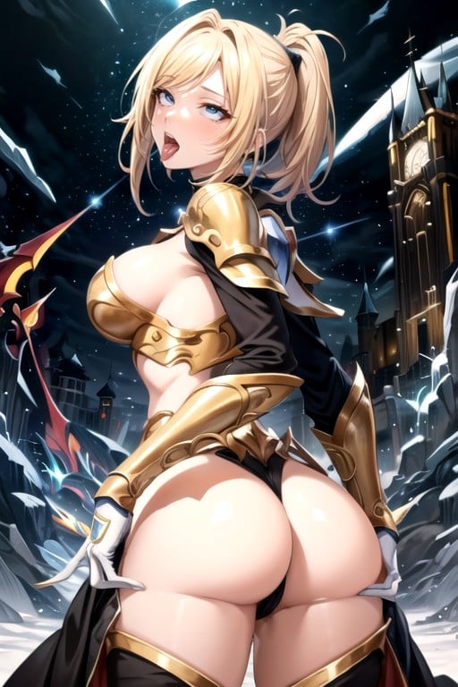 Ahegao, Lux (league Of Legends), Peito Grande Hentai IA pornografia