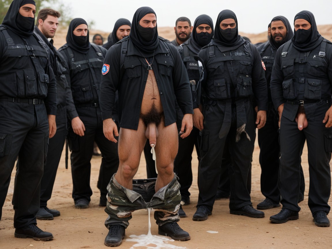 Hyper Pubes, African, Ripped Clothes AI Gay Porn