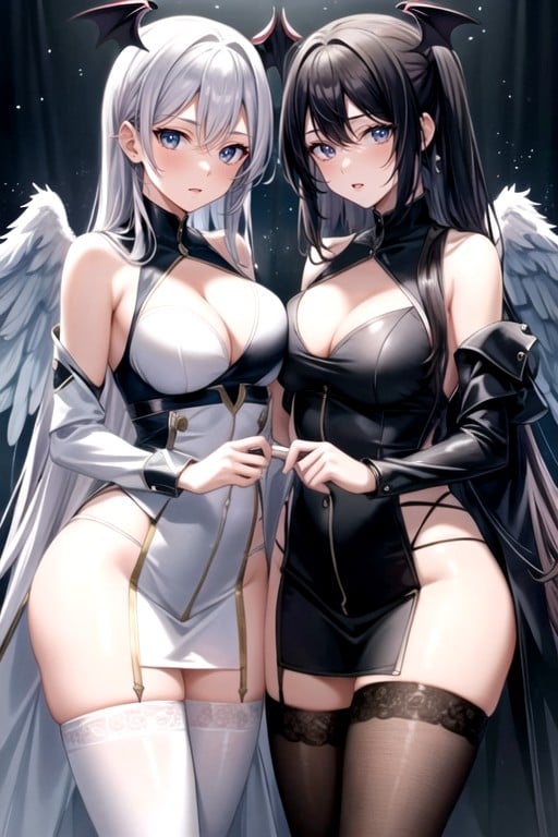 Angel, And, Two WomenファーリーAIポルノ