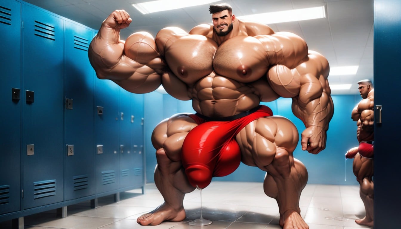 1 Personne, Massive Pecs, Asiatique Porno IA Gay