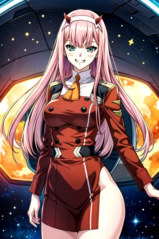 Nu, Néon, Zero-two (darling In The Franxx)Porno IA Hentai