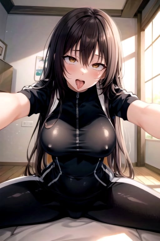 Ahegao, Form Fitting Clothes, Front View Hentai AI Porn