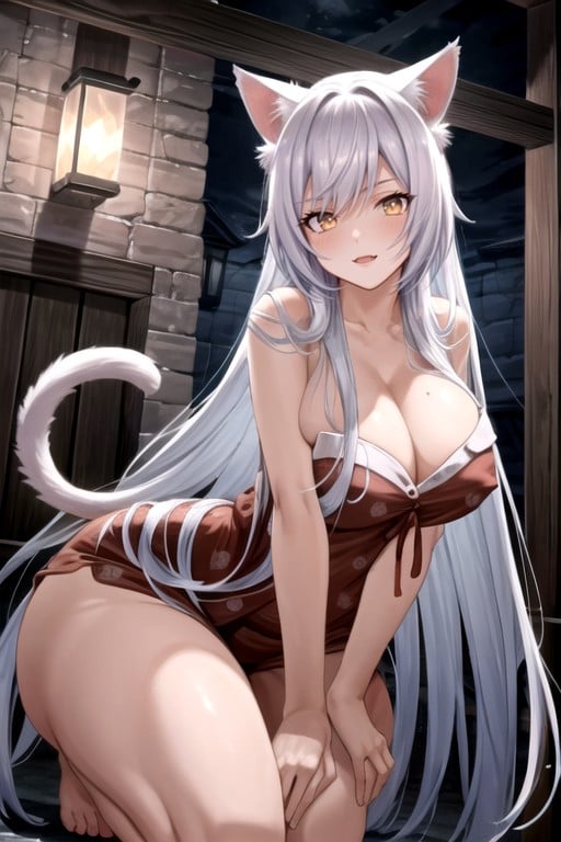 Black Hanekawa (bakemonogatari), Bbw, Extremadamente Pesado En La Parte Inferior Furry IA