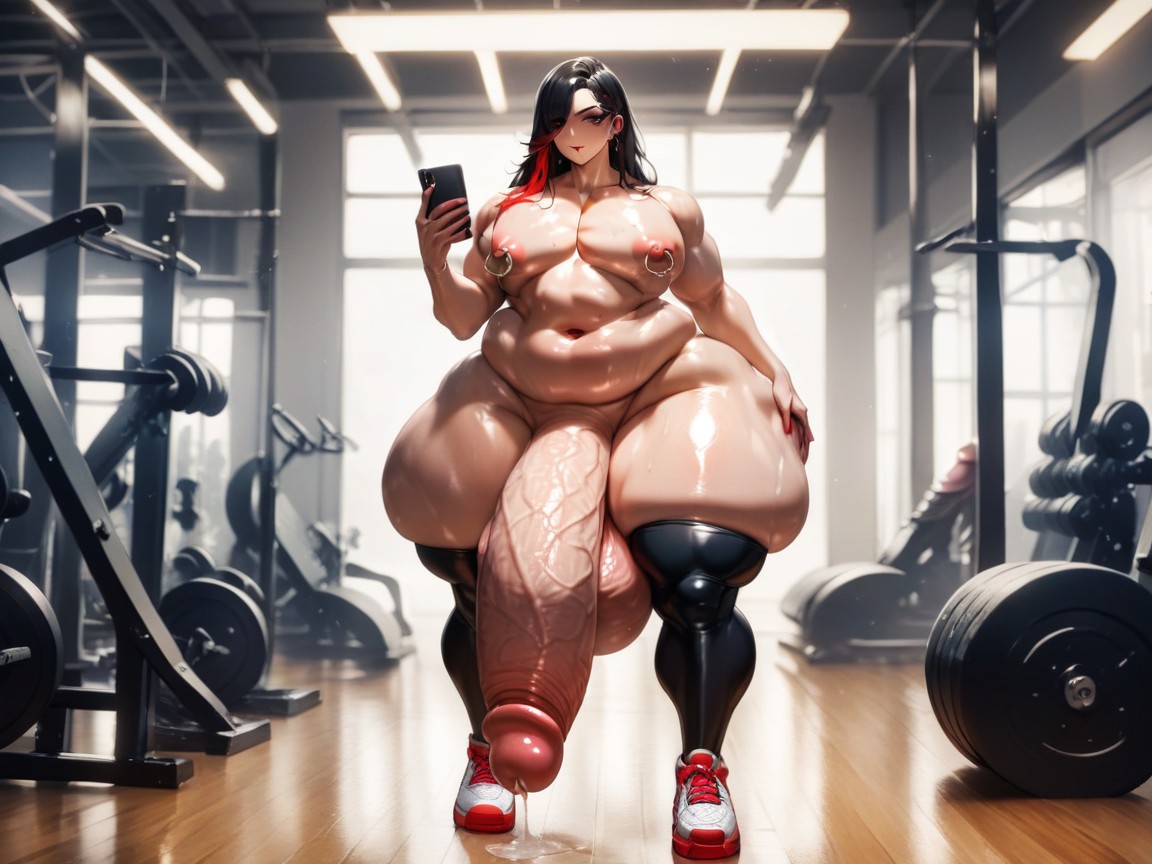 Nu, Hyper Penis Longer Than Body, Frange Porno IA Gay