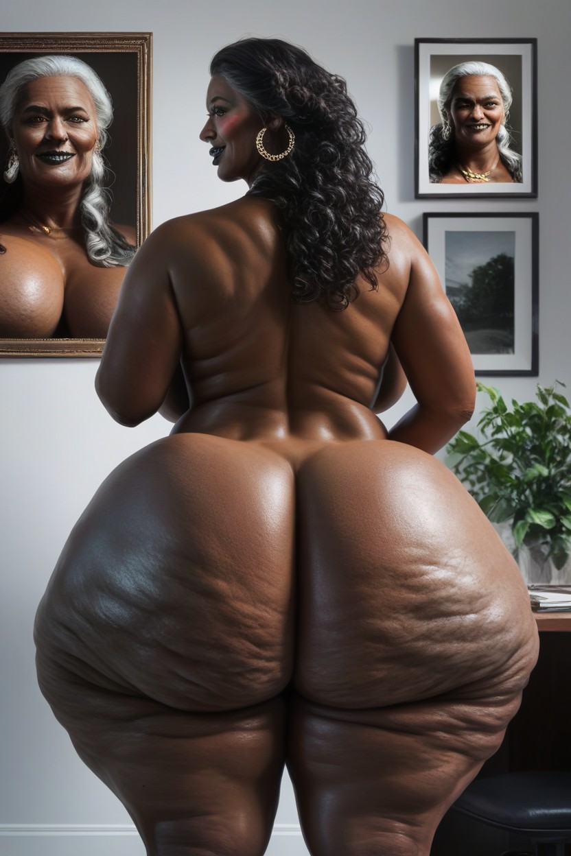 Gigantic Thighs, Close Up, Naked AI Porn