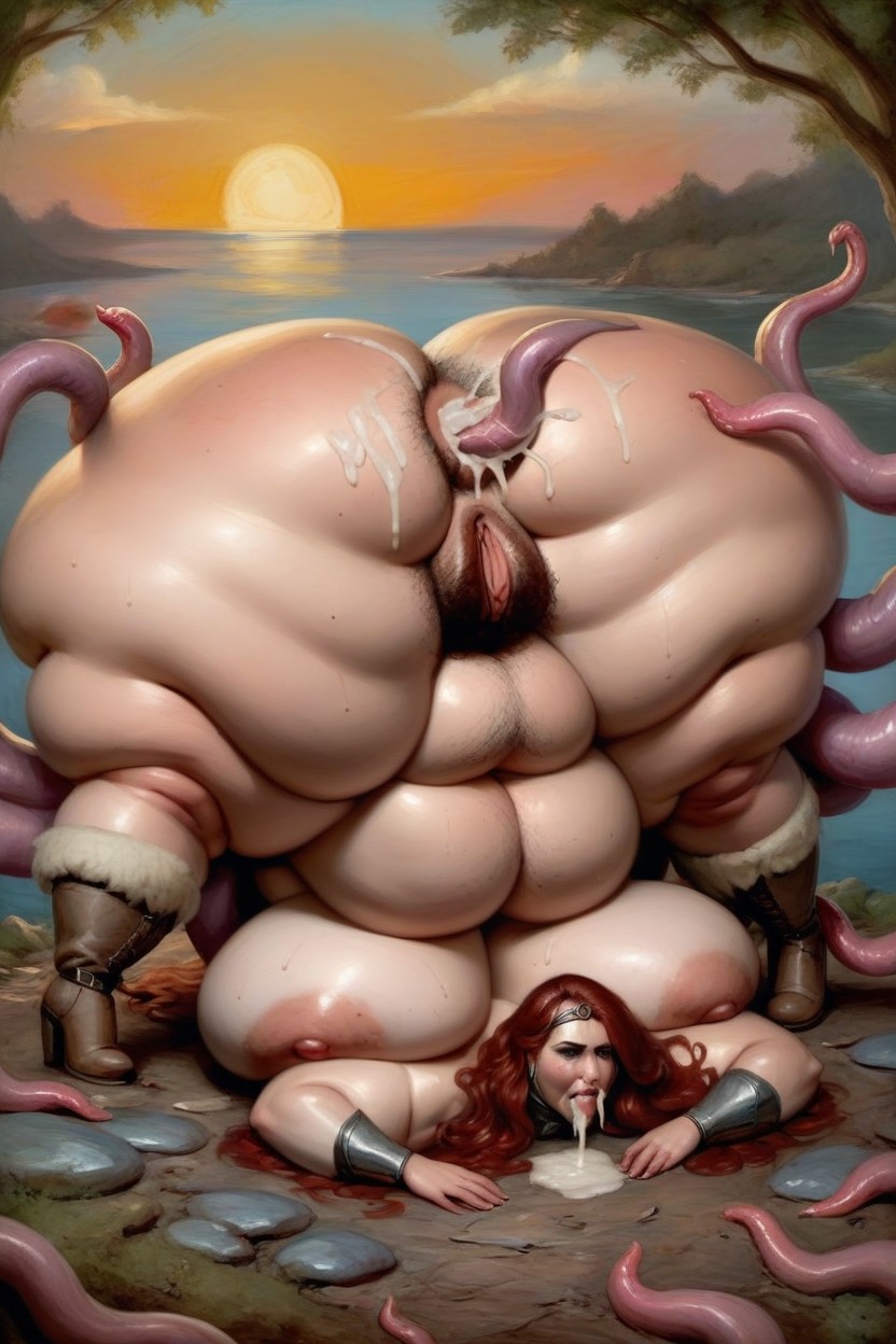 Bed Bound, Tentacles, Eating AI Porn