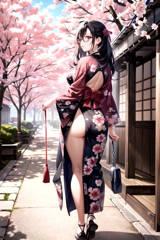 Classy, Sakura Garden, Kimono Furry AI Porn