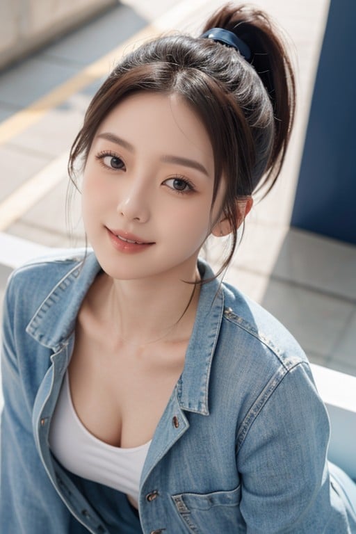 K-pop Idol, Medium Breast, Skinny Furry AI Porn