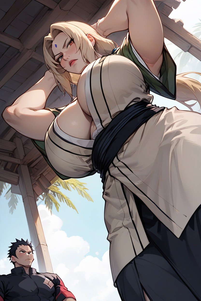 Arms Crossed, Tsunade, Eyebrow RaisedファーリーAIポルノ