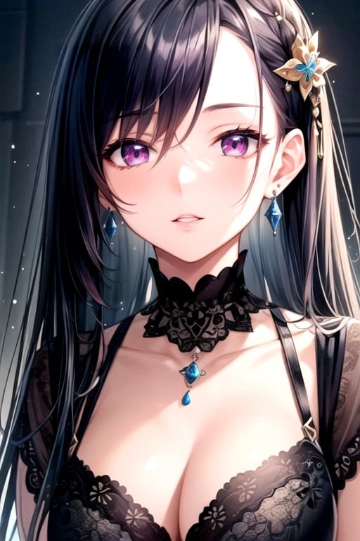 Close Up Earrings Hentai AI Porn