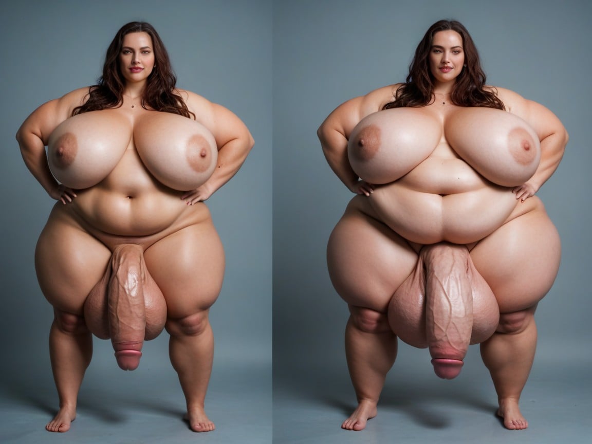 Ssbbw, Extrêmement Lourd En Bas, ObesePorno IA transsexuelle