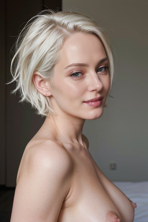 White Hair, 18+, Sideboob Furry AI Porn