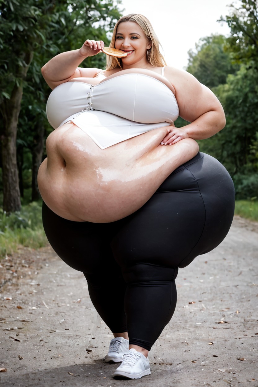 Blue Eyes, Sfw, Fatter AI Porn