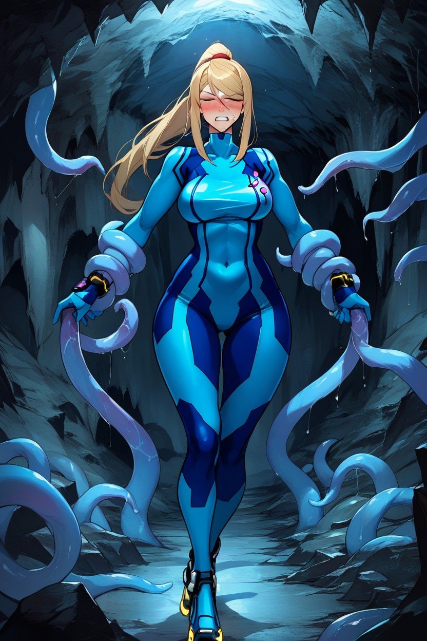 正面视图, Tentacles Restraining Limbs, Inside CaveAI兽人黄片