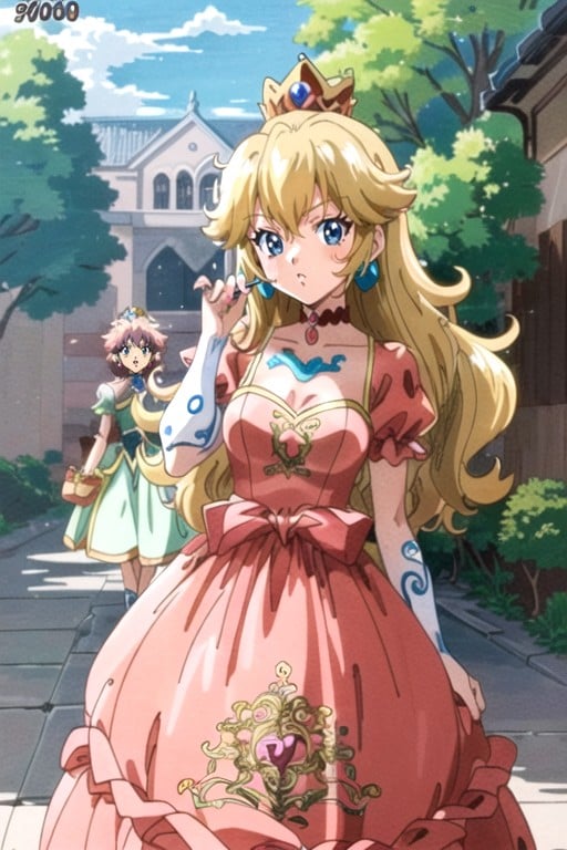 Foto Da Cintura, 2 Pessoas, Princess Peach (super Mario Bros) Hentai IA pornografia