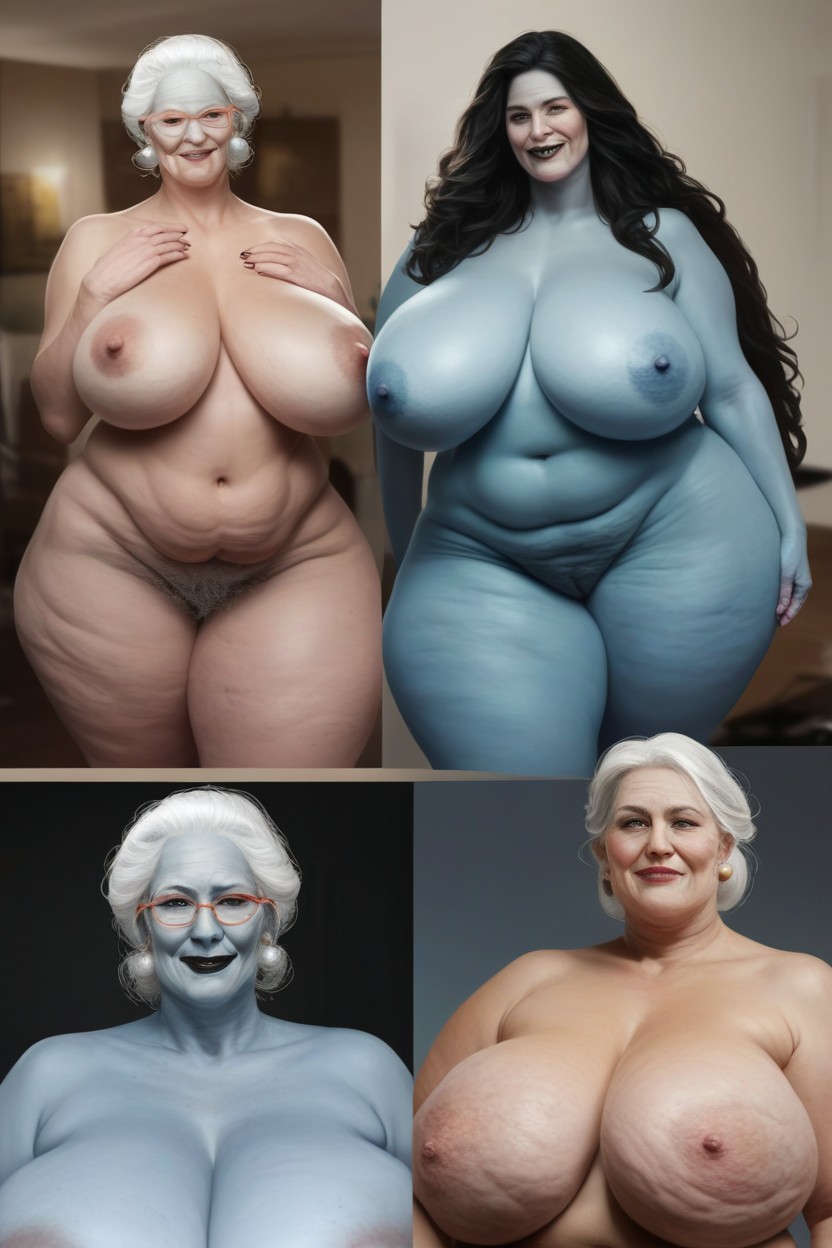 Extremely Fat Thighs, Shaped Figure, Extremely Large Ass AI Porn