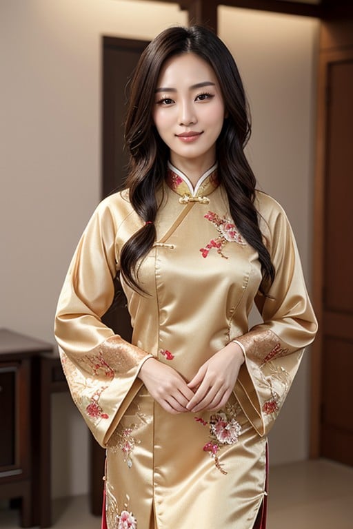 Hanfu Chinês, 18+, Coreana Travesti IA Pornô