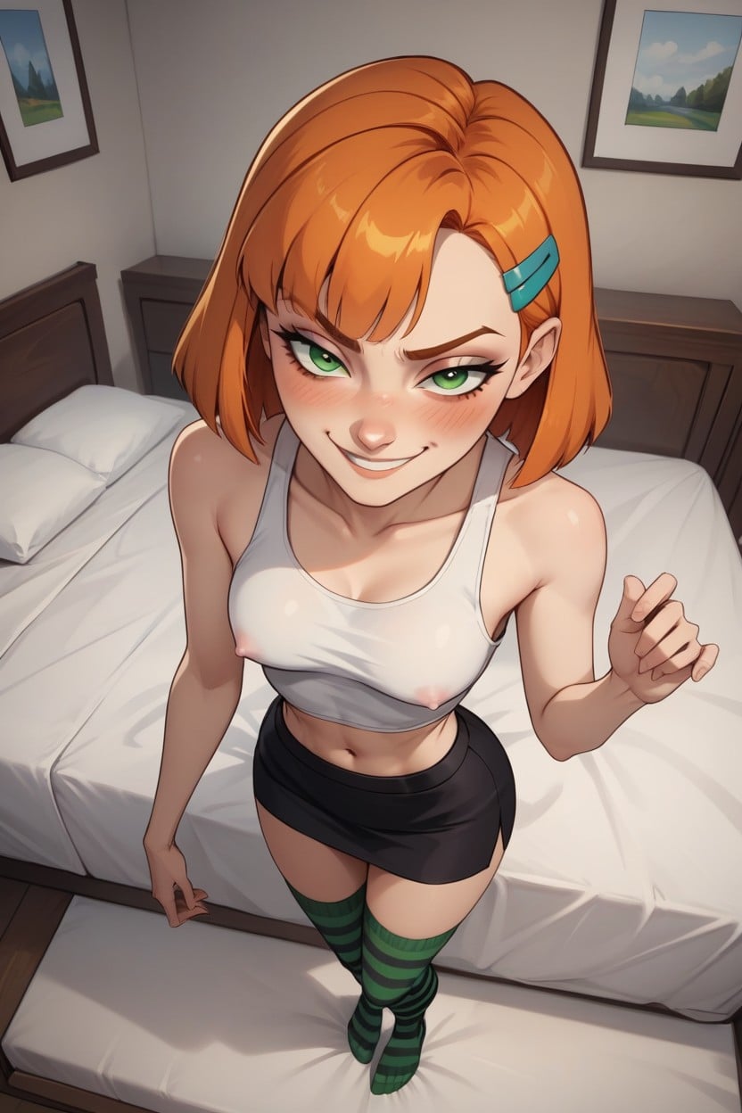 Full Body, Hips, Sharp Focus Porno IA