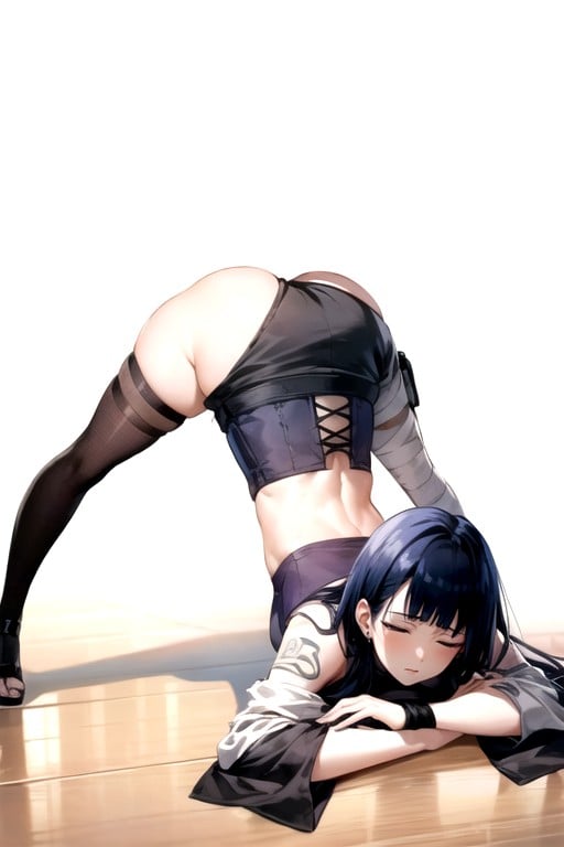 Pose De Jack O' Lantern , Hyuuga Hinata (naruto), TristePorno shemale IA