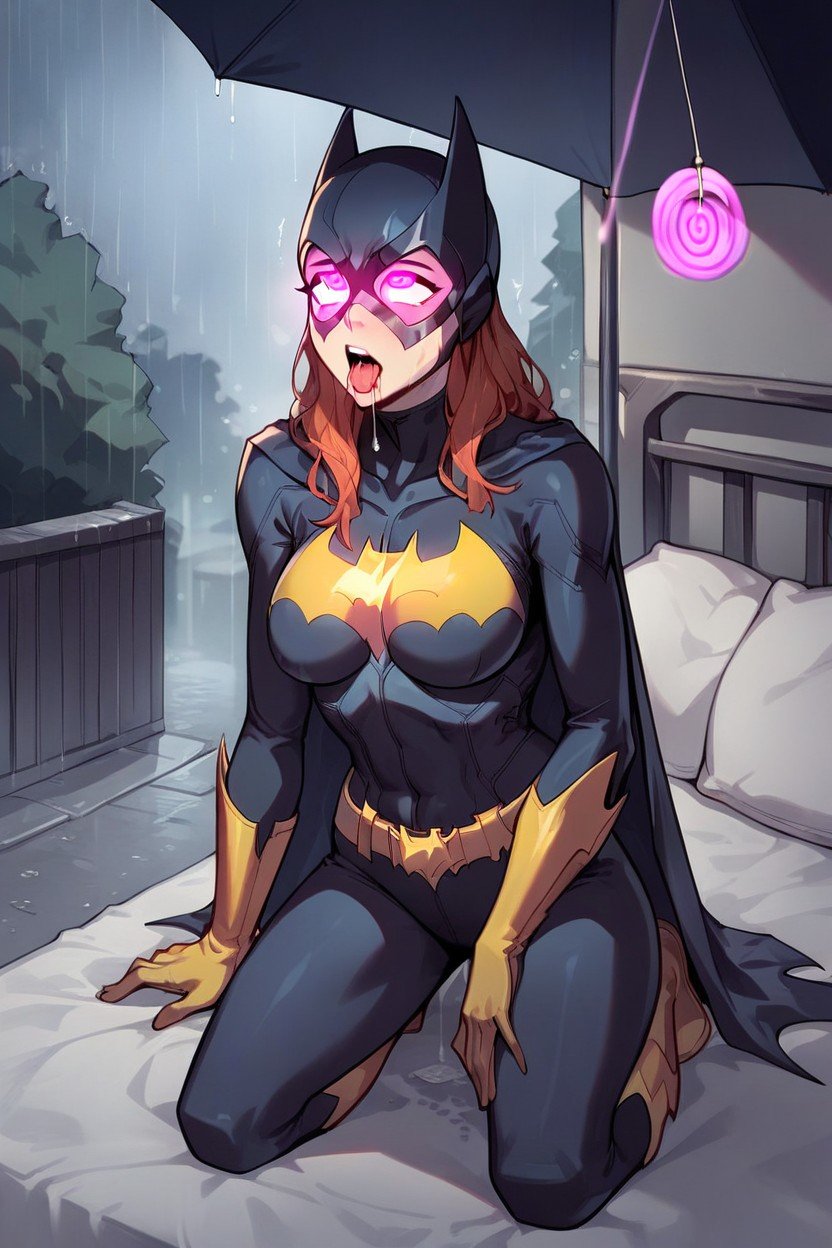 In Bed, Batgirl, Drool Shemale AI Porn