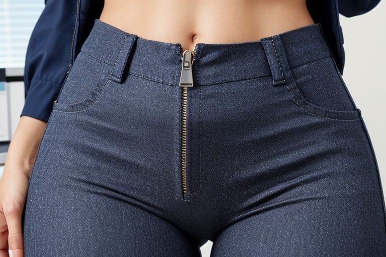 Open Clothes, Tight Crotch, Tight Navy Blue PantsPorno shemale IA