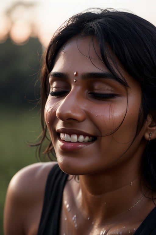 Dents Serrées, Indienne, CinématiquePorno IA transsexuelle