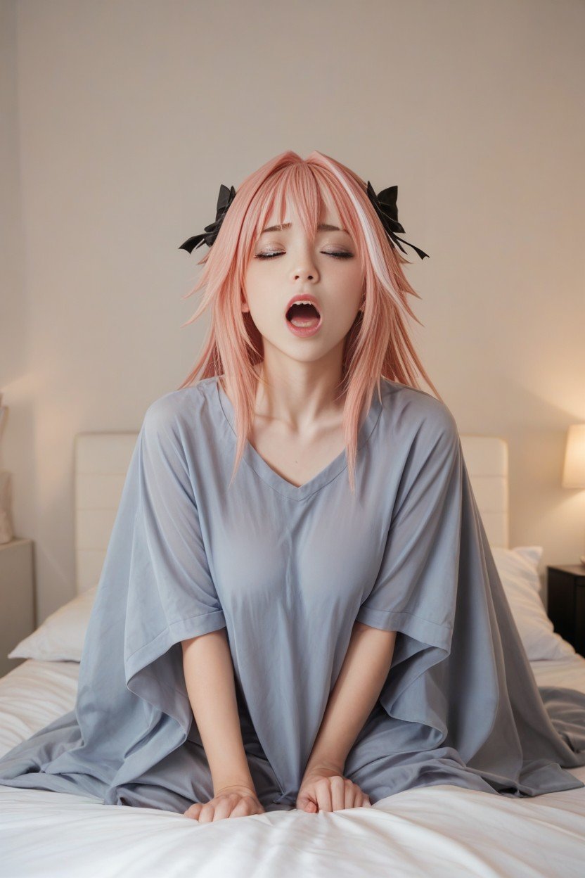 Astolfo, Japanese, Shibuya Rin Pornografia peluda com IA