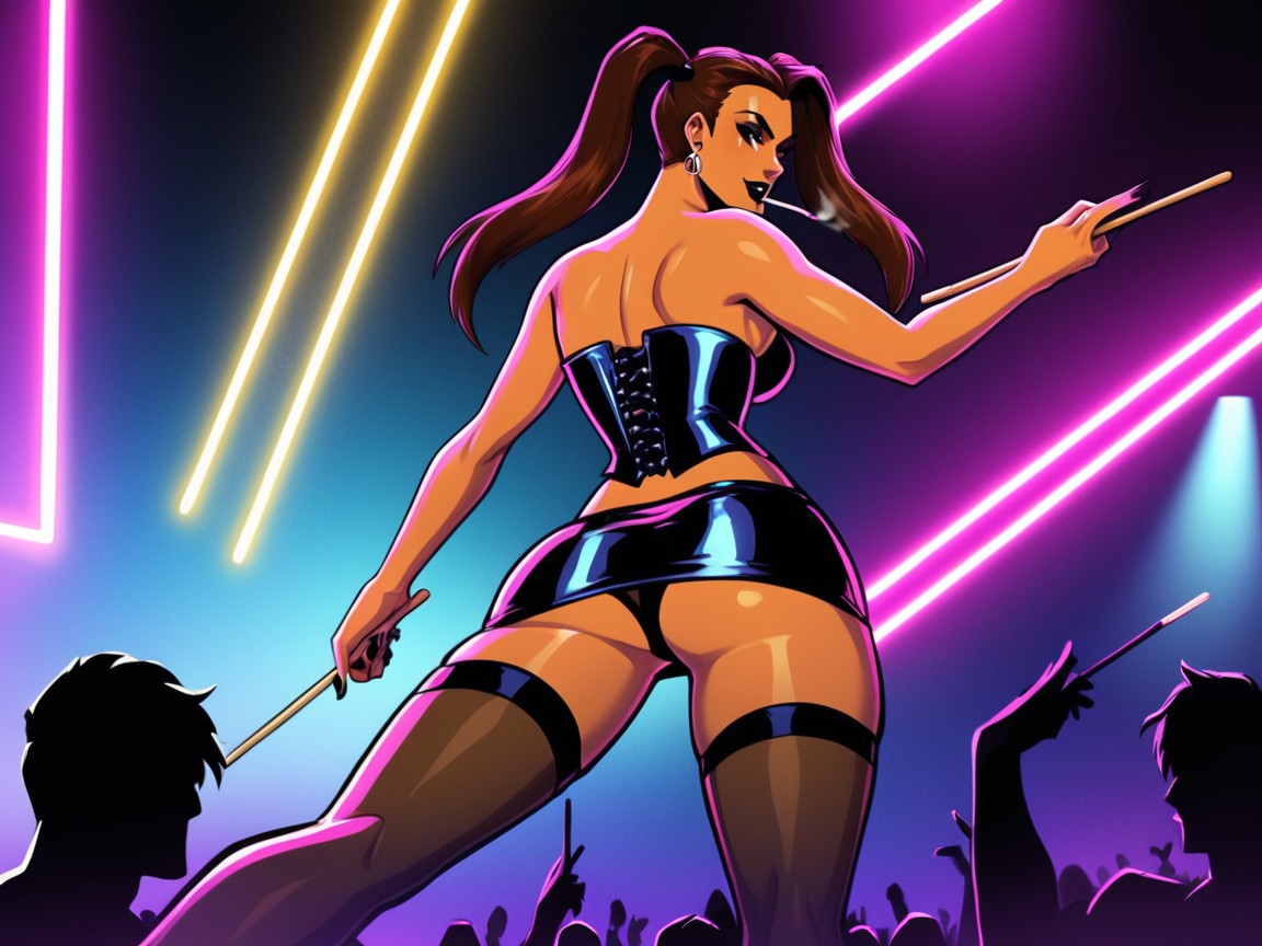 Cigarette In Mouth, Concert, Low Torso Height Porno latina IA