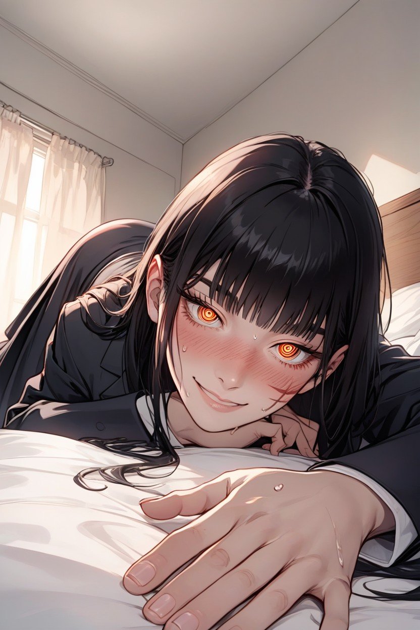 Circle Eyes, Perfect Eyes, Smiling Furry AI Porn