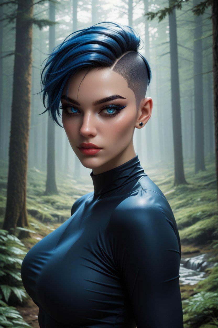 18+, Model, Pixie Cut Furry AI Porn