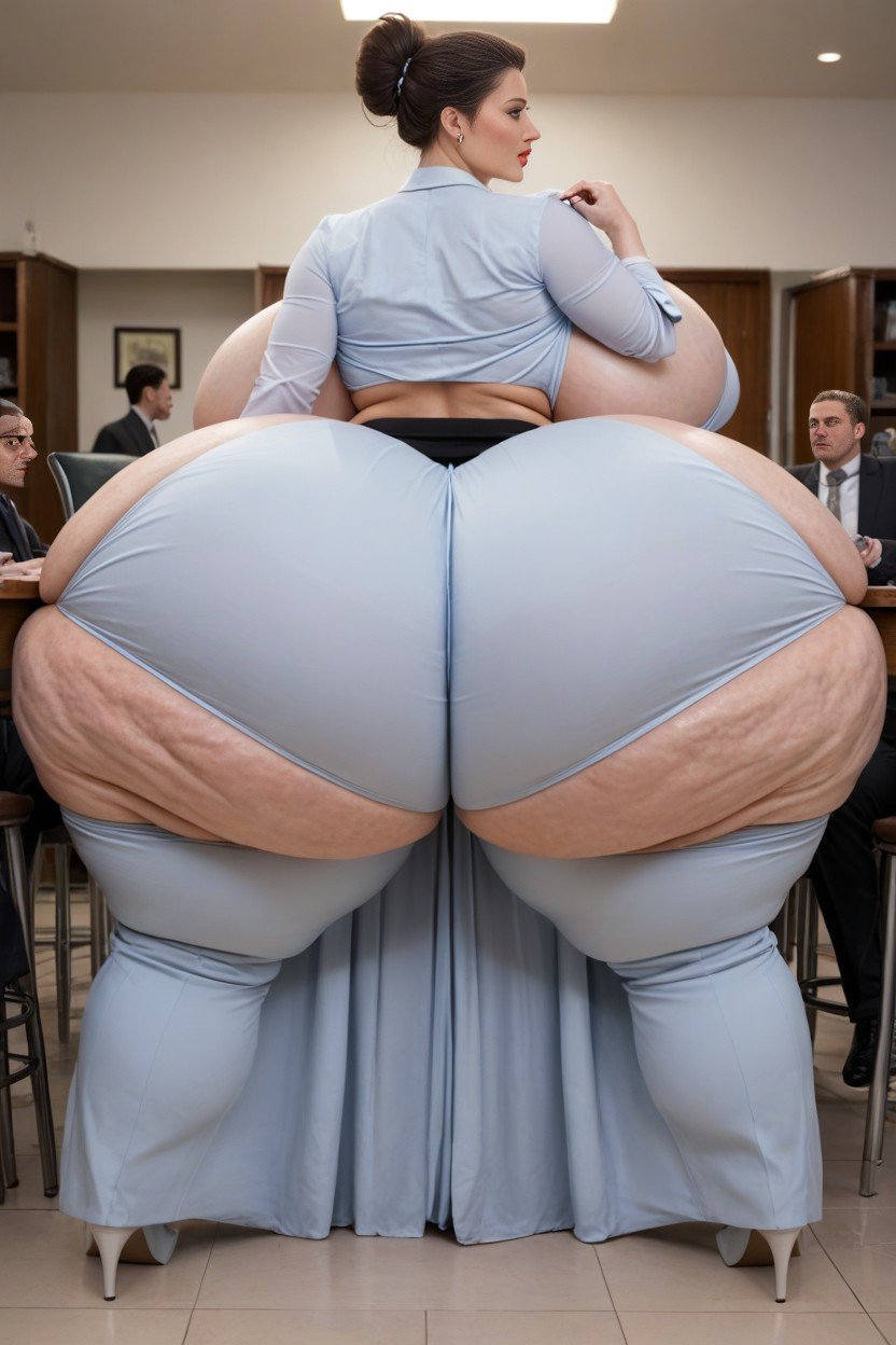 Giant Ass, Villa, Sitting On A BikeTransfrau KI-Porno