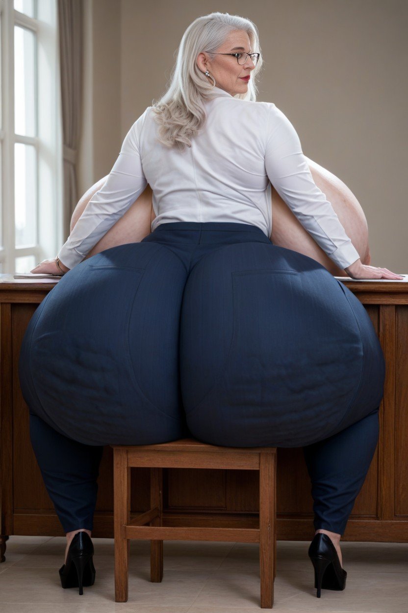 Giant Ass, Extremely Huge Ass, Huge Boob쉬메일 AI 포르노