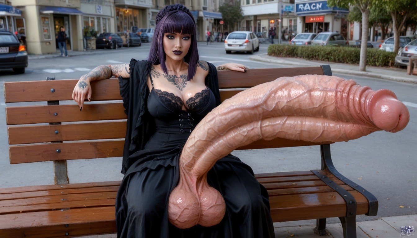 Public Street, Goth, Extremely Veiny CockAI同性戀黃片