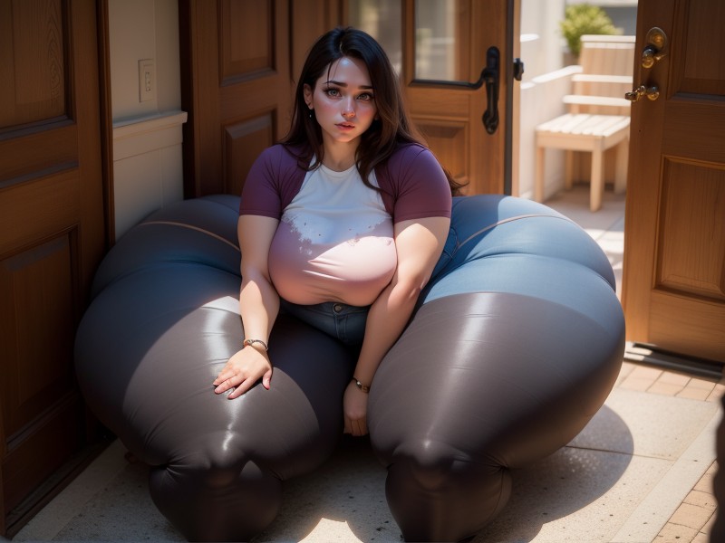 1 Person, Short Sleeves, Mega Wide Hips AI Porn