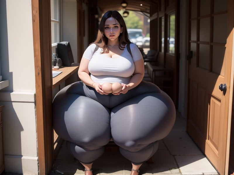 Immobile Blob, Full Body, Ssbbw AI Porn