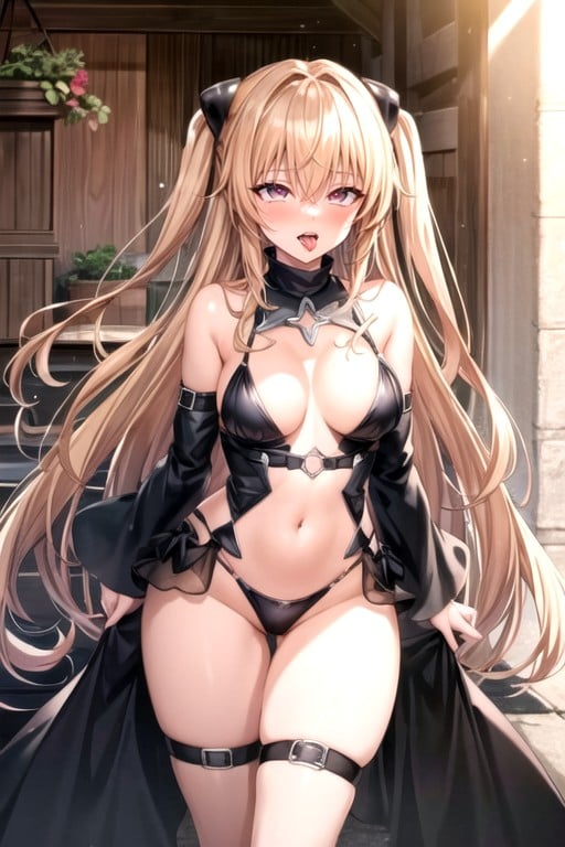 Golden Darkness (to Love Ru), Bikini Tipo Honda, AhegaoHentai IA