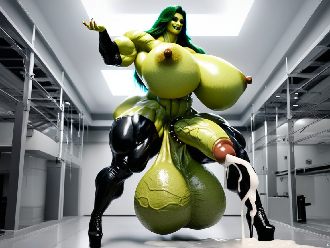 Breast Expansion, Breast Expansion, Standing Shemale AI Porn